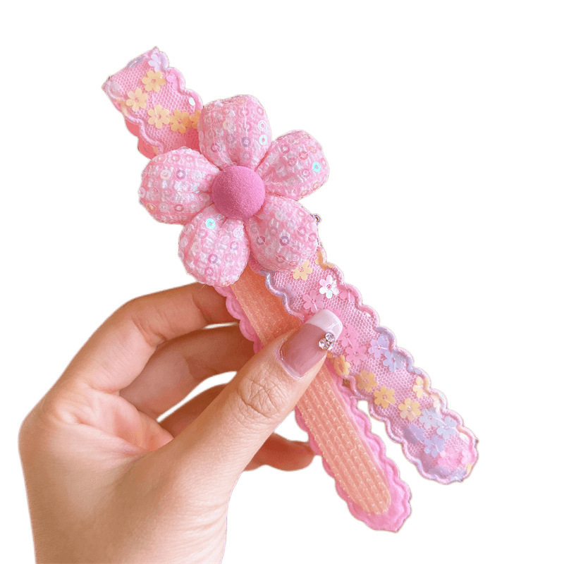 Diadema de velcro para niños niña pegatinas mágicas palo de pelo de niña banda de pelo de bebé flechazos pegatinas artefacto de pelo roto hembra