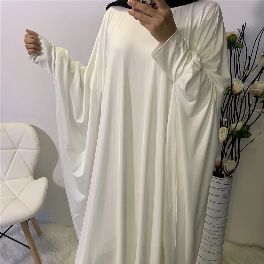 Women's Clothing Effortless Batwing Sleeve Dress, Solid Color Casual Shift Dress For Women_ecoleips.com