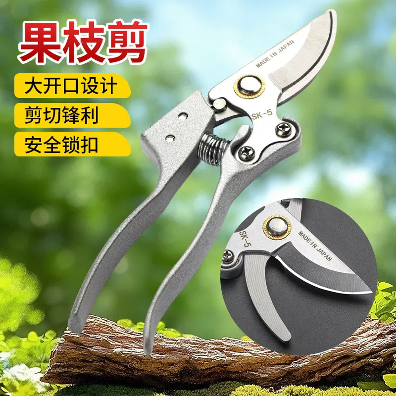 厂家批发强力修枝剪多功能园艺剪刀果园摘果园林树枝剪工具剪