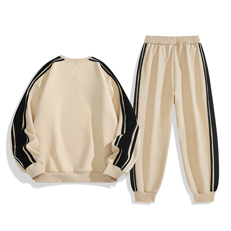 Men's Clothing Cross border casual sports suits for men in spring and autumn, trendy brands, loose sweatshirts, couples' suits, pants_voghion.com