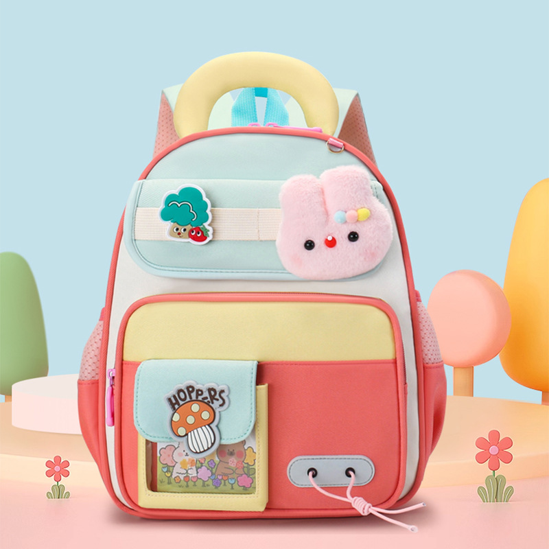 Mochila infantil transfronteriza linda niña jardín de infantes mochila escolar transpirable dibujos animados preescolar mochila para niños