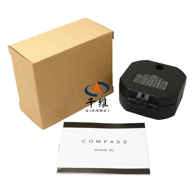Al Aire Libre caliente-venta M2 multi-funcional Americano negro multi-funcional brújula Norte aguja de alta precisión brújula geológica