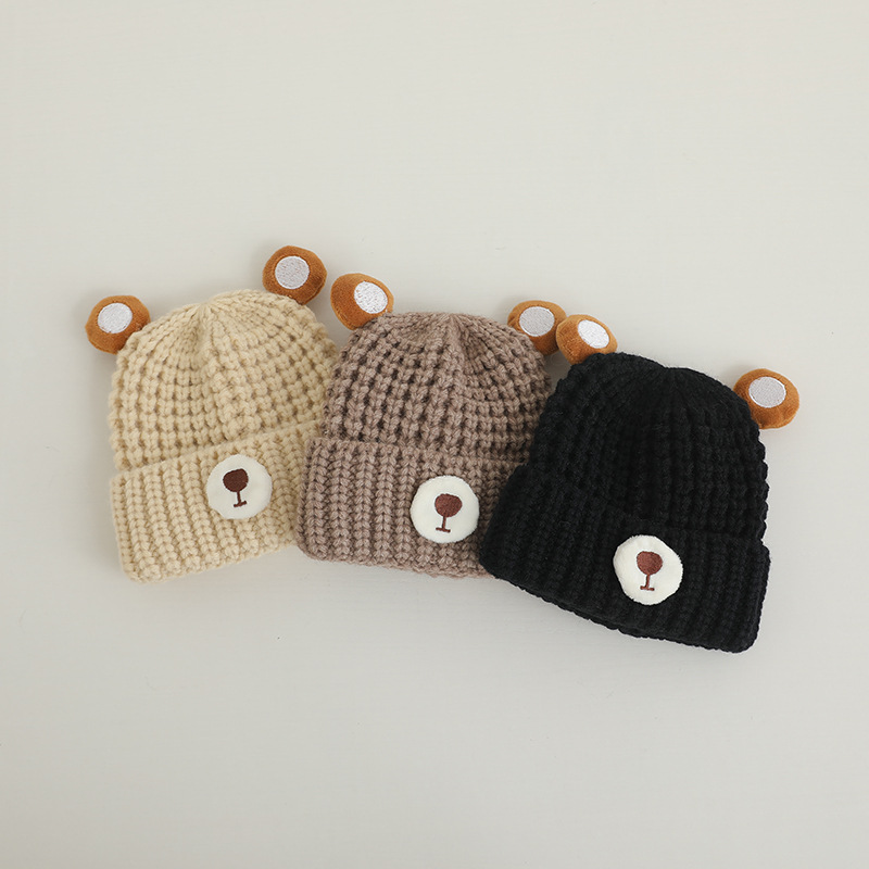 Children Unisex Sweet Simple Style Color Block Wool Cap display picture 6