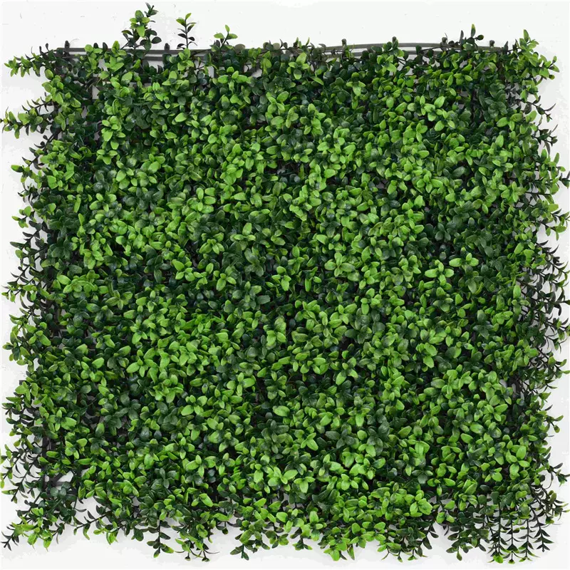 跨境热销仿真植物墙仿真米兰草加密草坪 防晒抗uv植物墙装饰批发