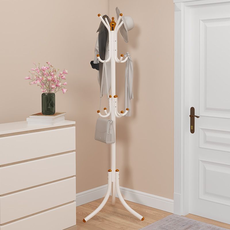 Perchero piso dormitorio percha vertical simple ropa rack casa puerta bolsa rack sala de estar rack de almacenamiento