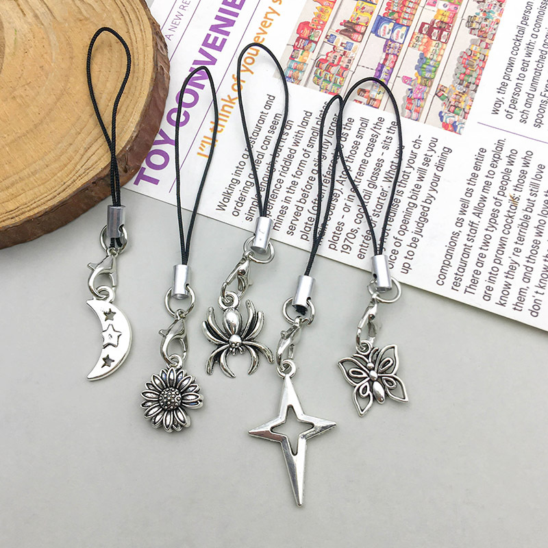 2g Weight Pendant Jewelry Making Type 15 * 21mm Jewelry Making Size DIY Jewelry Accessories Classification Mixed 11 Quantity Zinc alloy Material Moon, Flower, Butterfly Pattern Plating Design Retro Style Retro Moon Flower Butterfly Zinc Alloy Plating Jewelry Accessories 3