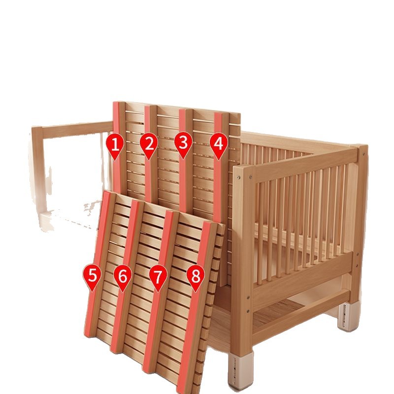 Cama de madera de beech, cama de niños, cama de madera maciza, cama de cama grande, cama de cama para niños, cama de cama para niños