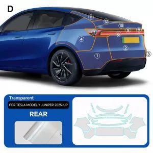Car paint protective film Y Car-Specific Full-Body Tpu - renewal-y-rear-bumper-tpu-film-no-specifications