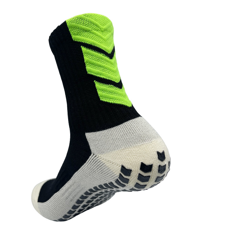 Calcetines de fútbol de dispensación antideslizantes transfronterizos Calcetines deportivos de entrenamiento de fútbol de fondo de toalla engrosada para hombres Calcetines deportivos transpirables que absorben el sudor