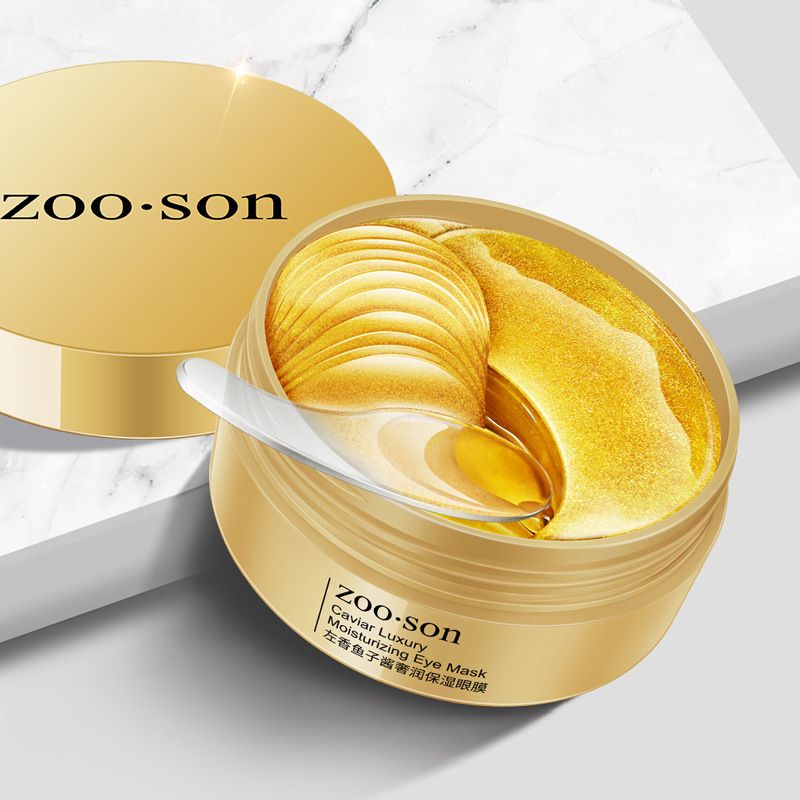 Caviar de fragancia, máscara de ojos humectante, hidratación, mejora de las círculos oscuros, mejora de la belleza alrededor de los ojos, fábrica al por mayor en stock