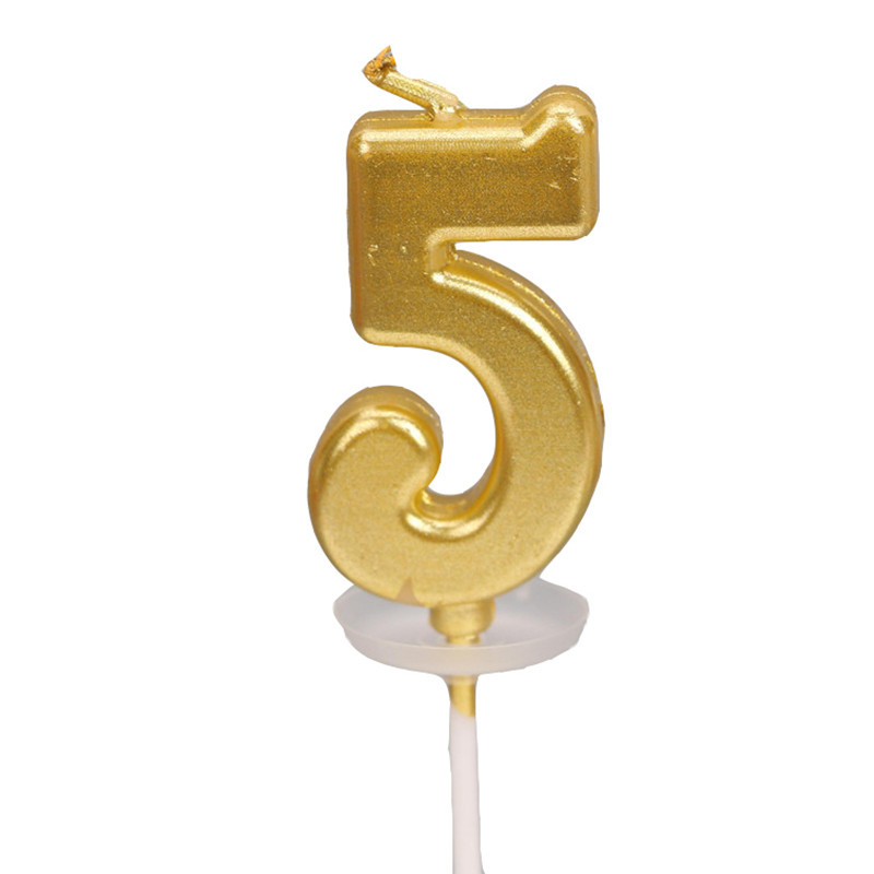 50 velas digitales de oro para el pastel de cumpleaños en caja independiente plata curva decoración de mesa de postres