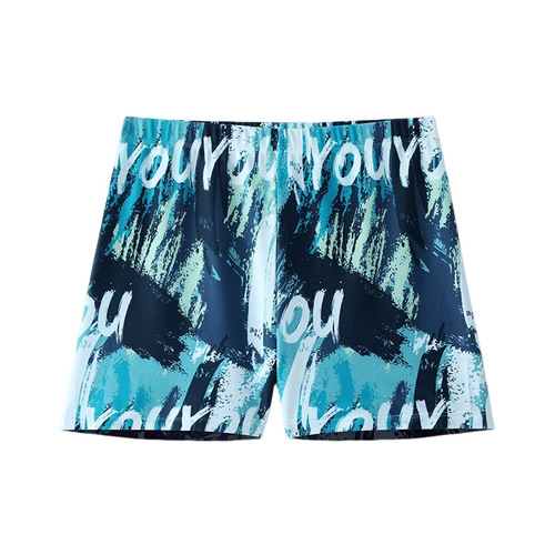 Adult men's swimming trunks men's quick-drying large size anti-embarrassment new quick-drying three-section swimming equipment wholesale