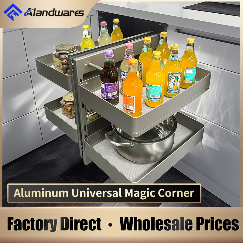 Выдвижная корзина для кухни из алюминия Alandwares