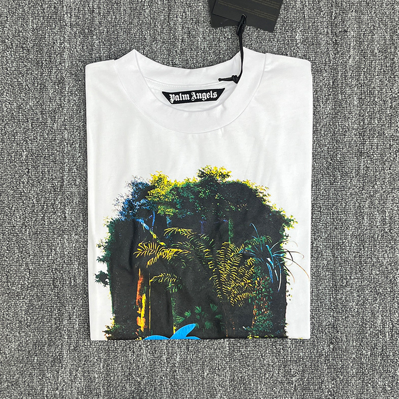 Palm Angels Jungle Palm Tree T-shirt White