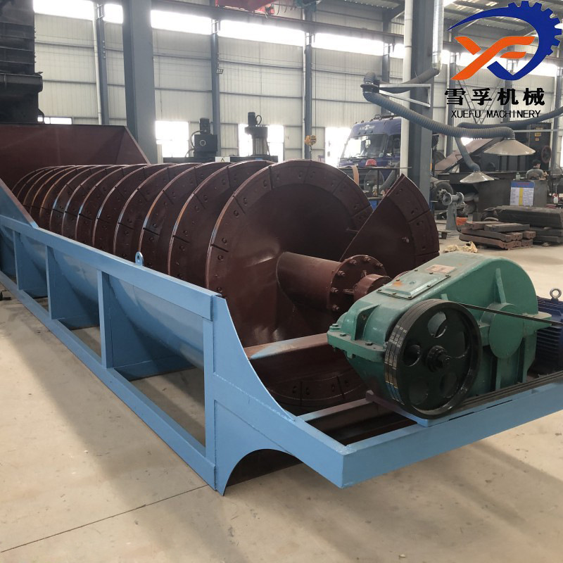 泥沙分离螺旋洗砂机 河道沙石全套洗砂机 螺旋洗砂机设备厂家