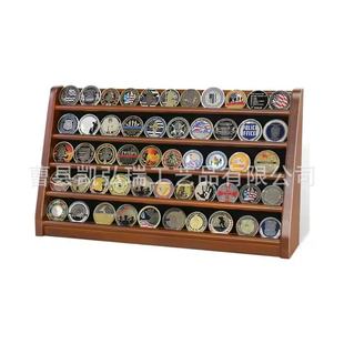 Wooden Commemorative Coin Display Stand Commemorative Medal Storage Rack Commemorative Coin Collection Rack Challenge Coin Stand Display Rack