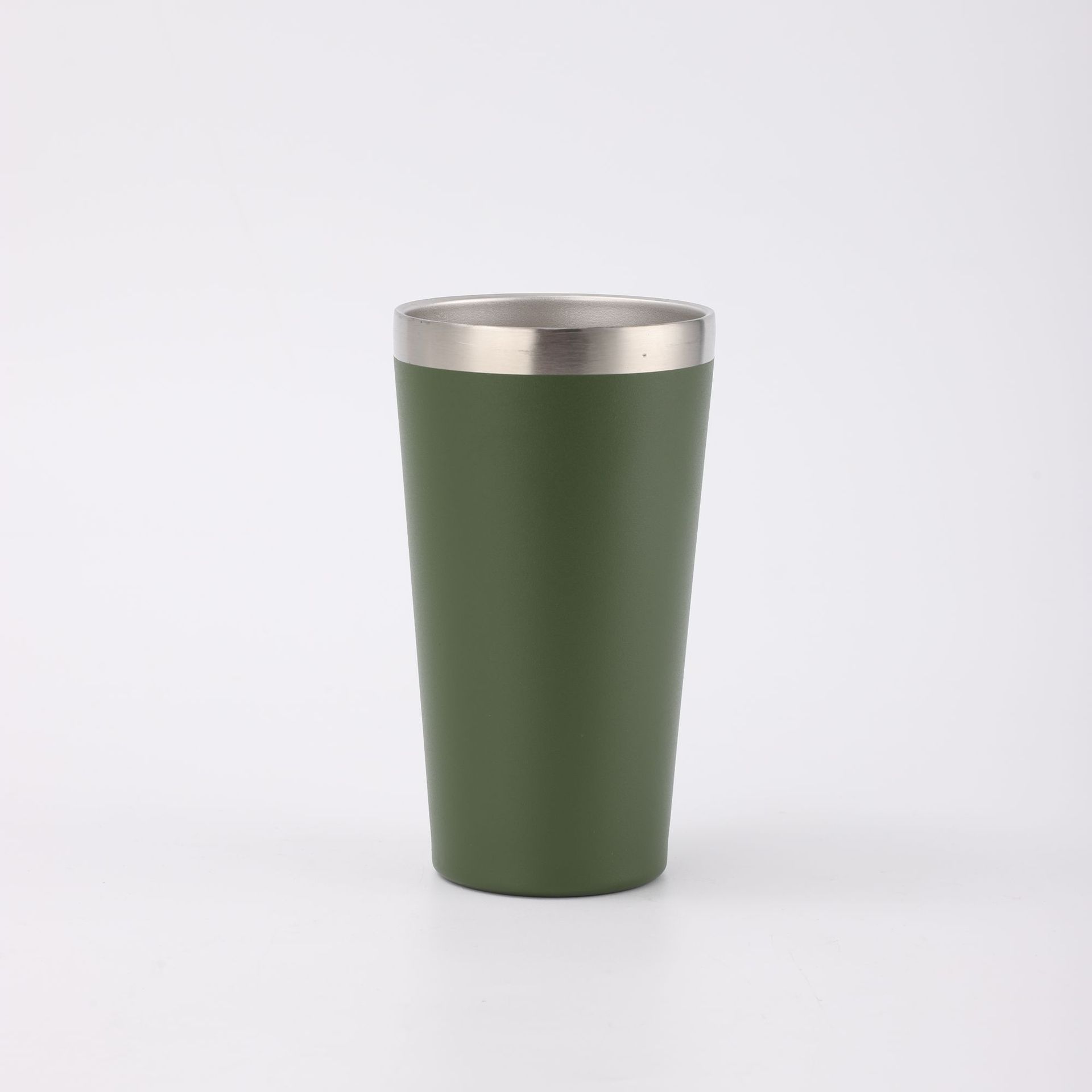 Cross-Border Doble 304 taza de vacío de acero inoxidable taza de cerveza conveniente taza de café de vacío simple taza de coche portátil