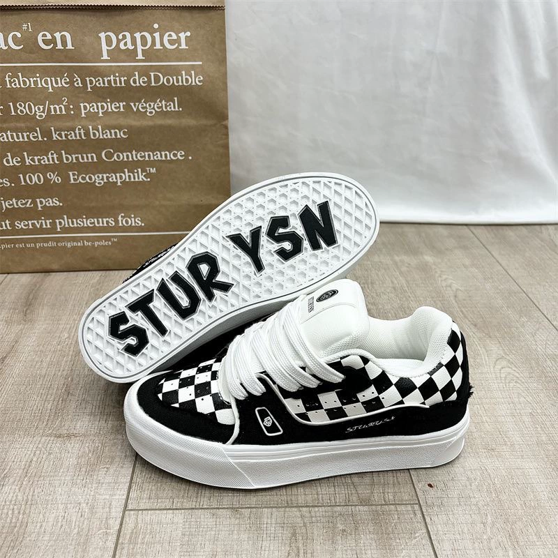 Корейская версия повседневная нишевые дизайнерские чувства дикие кроссовки женская 2024 новая студентка ретро Харадзюку хлебные туфли весна