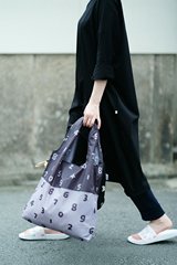 Japanese shopping bag Oxford cloth cartoon large capacity foldable grocery bag SOU digital leisure storage bag environmentally friendly