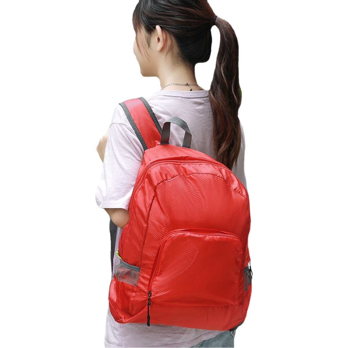 Shuxin mochila plegable mochila bolsa de viaje de gran capacidad impermeable en forma de diamante mochila a cuadros al aire libre bolso del alpinismo