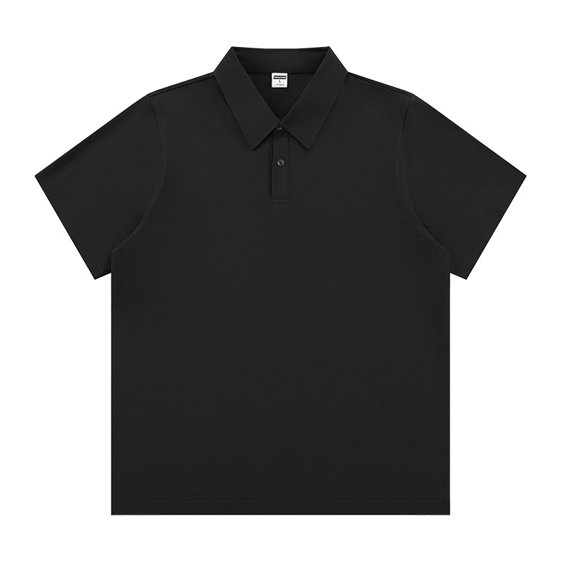 7A antibacteriano cuatro cierre Solona marca de moda con solapa de manga corta polo ropa de trabajo camisa cultural ropa personalizada