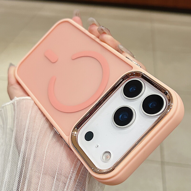 苹果17promax肤感磁吸手机壳iPhone16磨砂15半透14大孔防摔保护套|undefined
