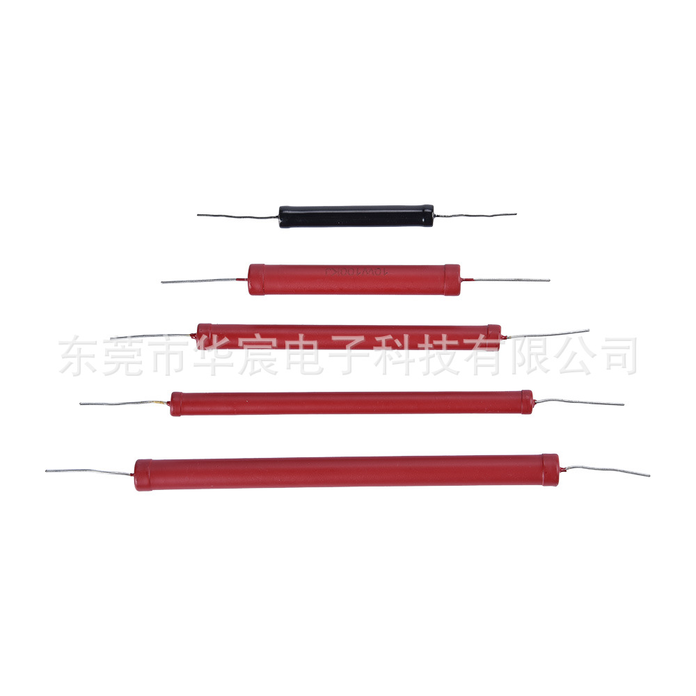 高压玻璃釉膜电阻器 RI80系列高压电阻20W