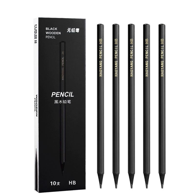 Non-slip lead-free pencil, elementary school, wholesale