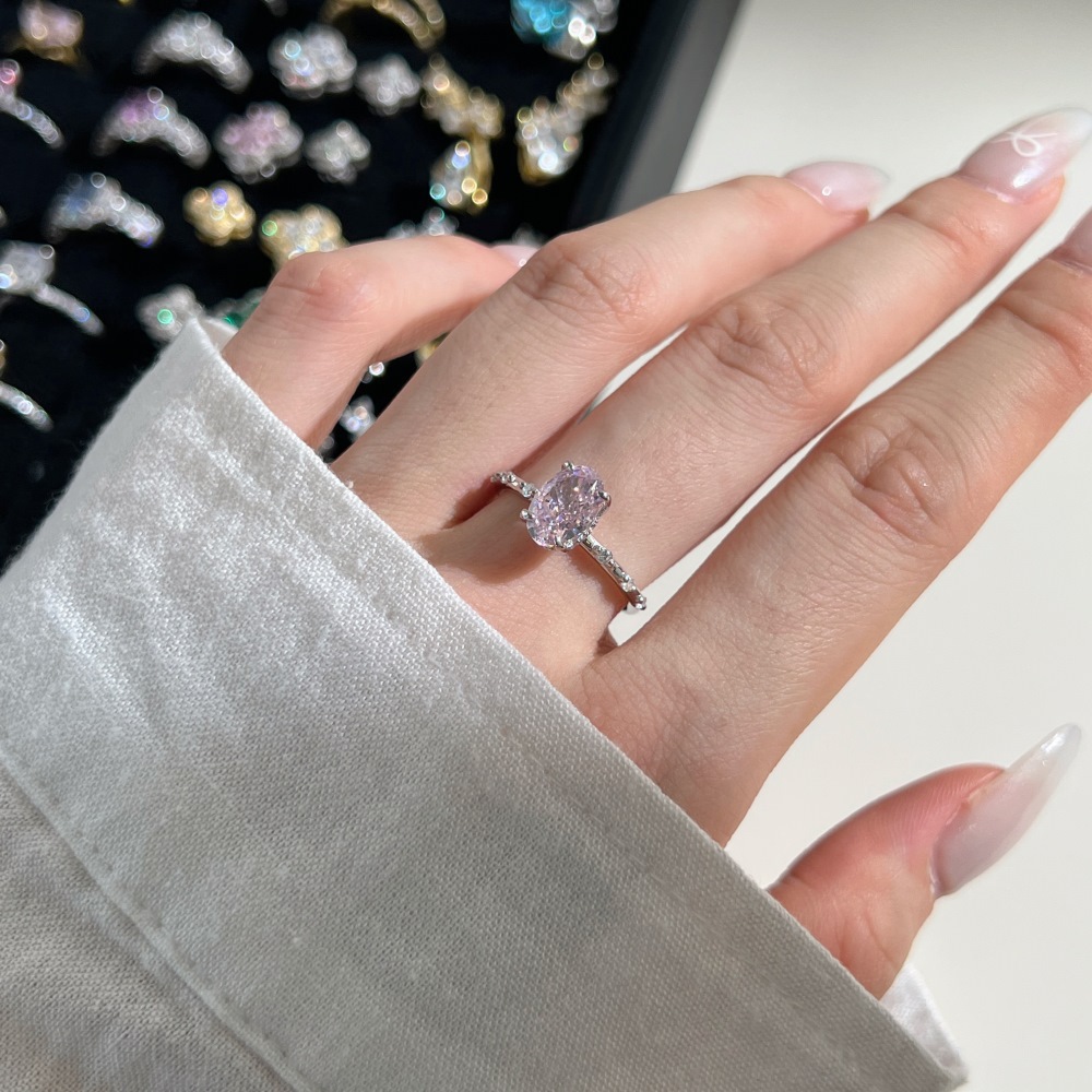 3g Weight Zircon Inlay Material Rings Classification 1 Piece Quantity Daily Occasion 925 Sterling Silver Material Heart Shape Pattern Women's Gender Plating Design Elegant Style 925 Sterling Silver Zircon Heart Shape Rings 925 Sterling Silver Rings 31