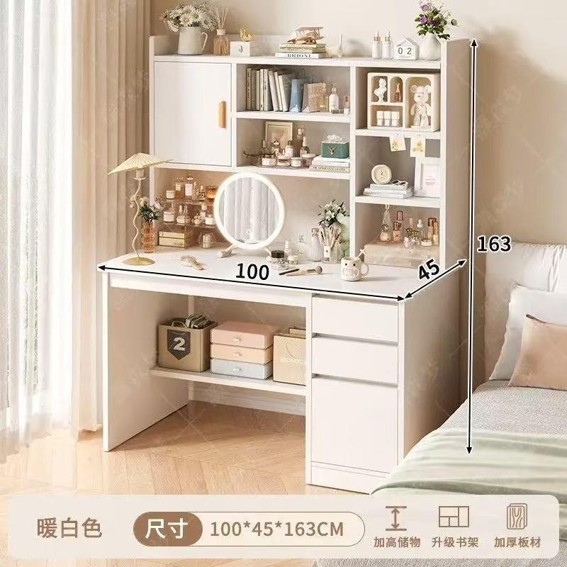 Fábrica de venta directa mesa de tocador dormitorio moderno simple pequeño gabinete de maquillaje en una pequeña casa 2026 nueva mesa de maquillaje