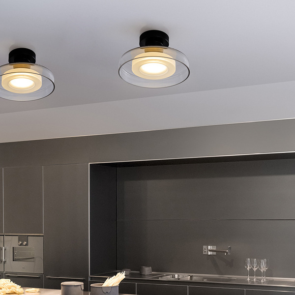 Design glass modern creative LED ceiling light