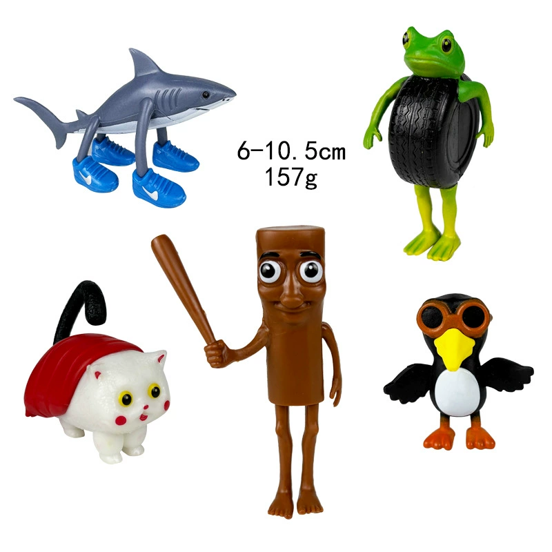 Фигура Шанхай Jing Tralala деревянная палочка-человек, assorted characters, пакет OPP, 0,4 кг