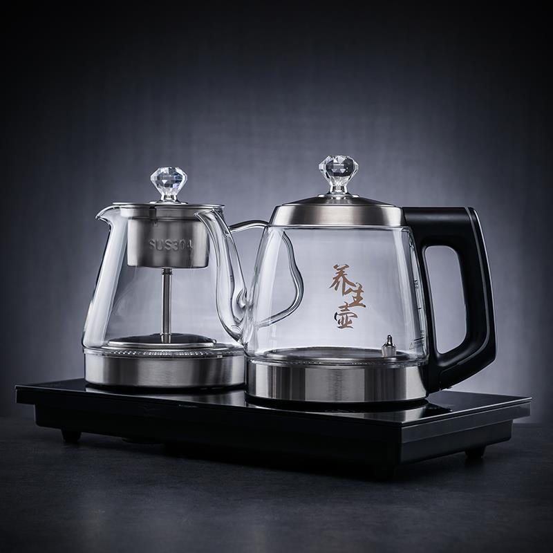 Alimentación de agua automática Hervidor eléctrico té dedicado mesa de té aislamiento integrado mesa de té incrustado fabricante de té hogar