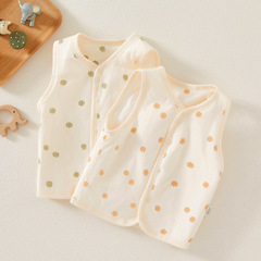 Children's vest for spring and autumn, padded cotton, thick baby clothes for boys and girls, infants and toddlers, autumn new baby clothes