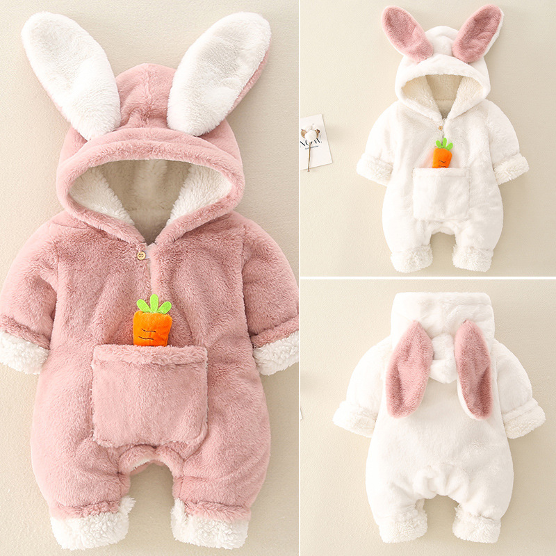 Ropa de bebé ropa de invierno traje recién nacido sosteniendo ropa Super lindo mameluco invierno mameluco bebé niña mono