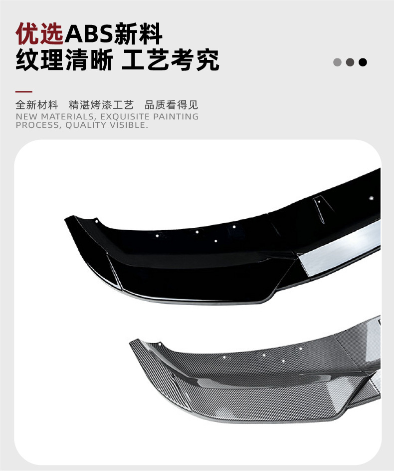 Suitable for Bmw X1 U11 Sport 2023+ Front Lip, Front Spoiler, Front Bumper, Exterior Modification Accessories