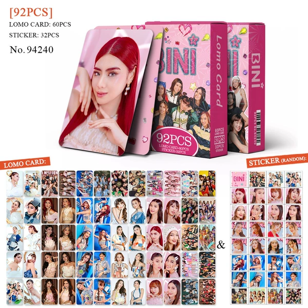 [Free stickers] 94240-bini-92 sheets
