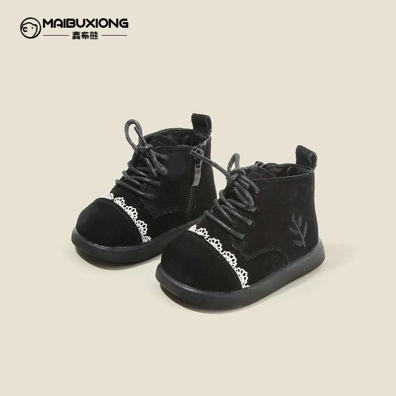 Martens, demi-season children's low boots, footwear for early age for boys, shoes