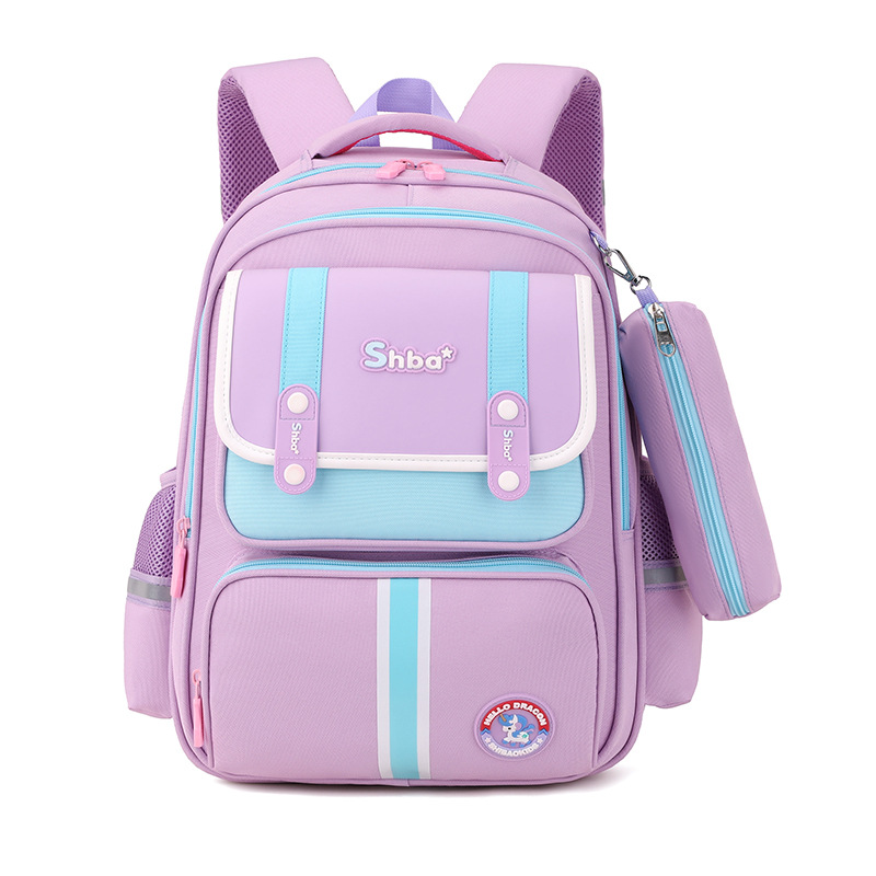 Mochila escolar para estudiantes de escuela primaria para niños 1-3-6 grado ligero reducción de Carga Protección de la columna vertebral bolsas escolares