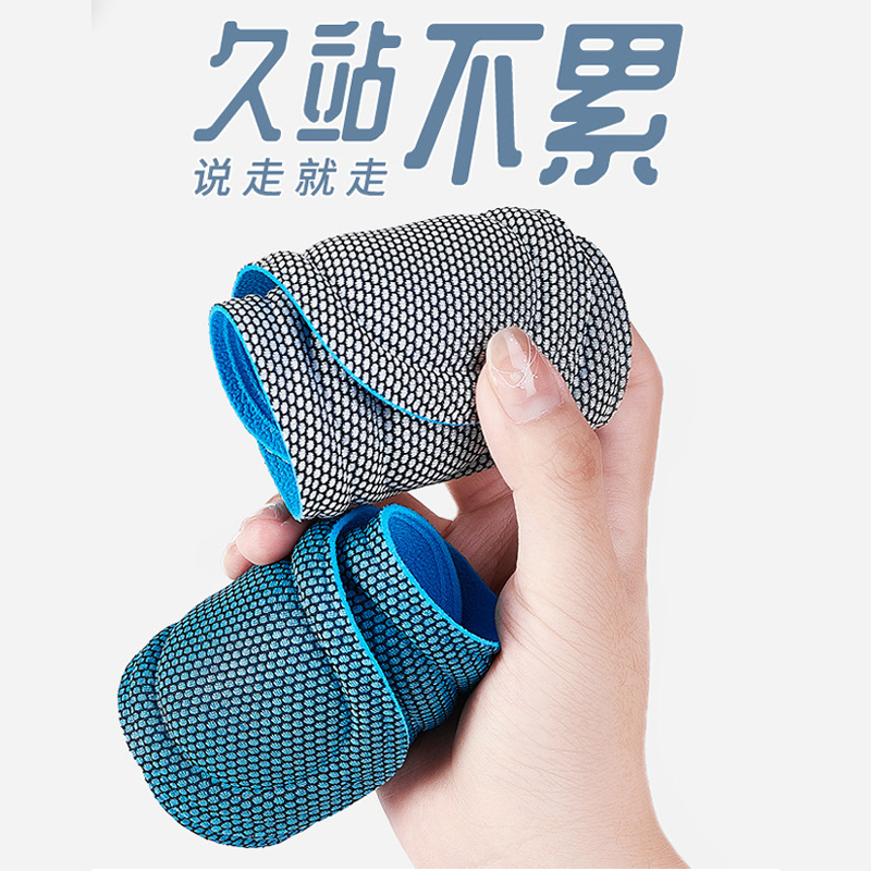 Plantillas deportivas, suela suave, pies no cansados, plantillas de fútbol transpirables y absorbentes de sudor * 1 par