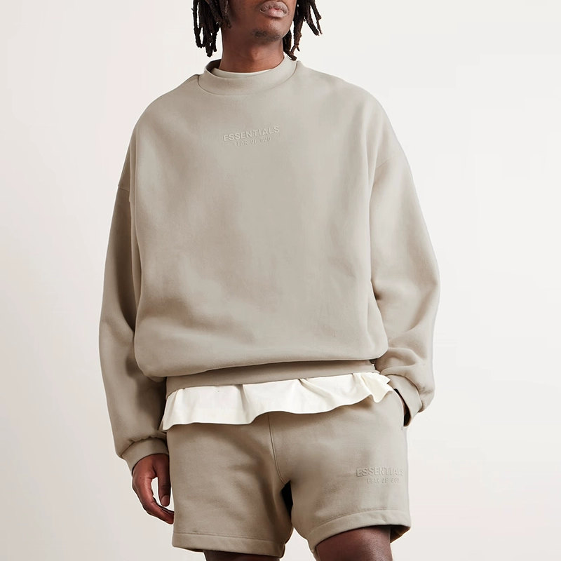 Многослойная толстовка FOG ESSENTIALS HHH, американский трендовый бренд, повседневный свободный унисекс-свитшот с круглым вырезом для осени и зимы, модный