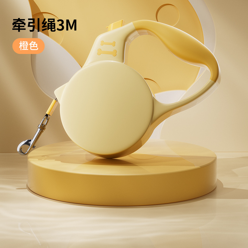 Correa retráctil automática para perros, cuerda para pasear perros pequeños y medianos, arnés para perros y gatos, cadena para cachorros Teddy, venta al por mayor transfronteriza