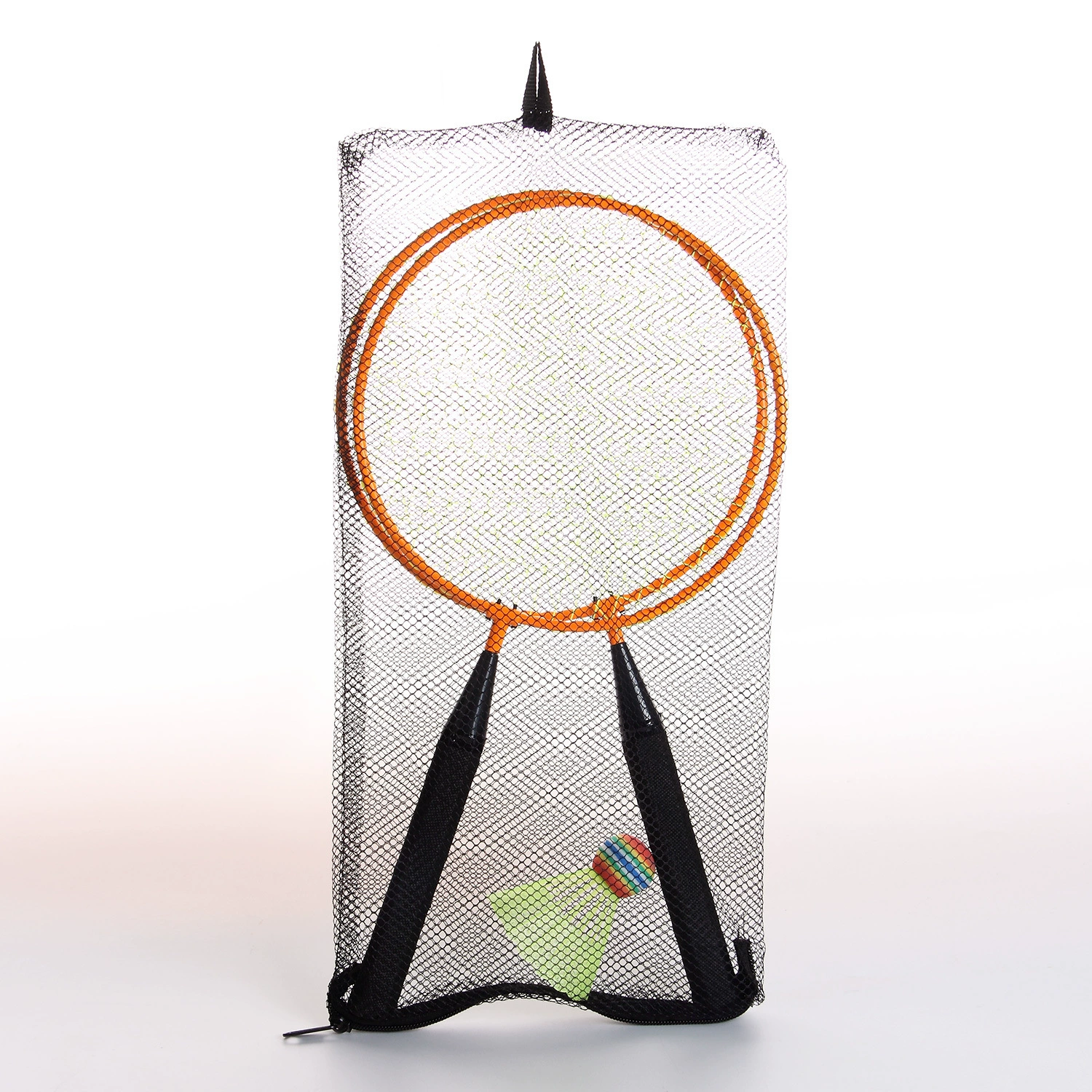 迪卡克 Big round head badminton racket set two shots and one goal