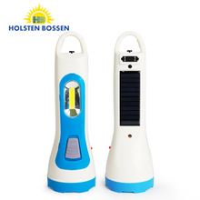 HB1101太阳能手电筒LED+COB家用户外应急照明手电家用充电手电筒