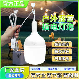 家用LED灯泡插电插座灯E27带插头插座开关悬挂式超亮节能照明灯