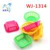 Realistic small children's family food play, toy, plastic basket, mold, wholesale