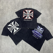 ��ʽ����west coast choppers��ʮ�ָ���ˮϴvintage�ƶ�����T��