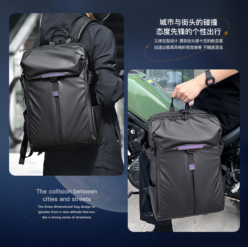 Cross-border functional backpack, men's multi-functional waterproof, lightweight and large-capacity backpack, computer bag, helmet backpack Application Scenario