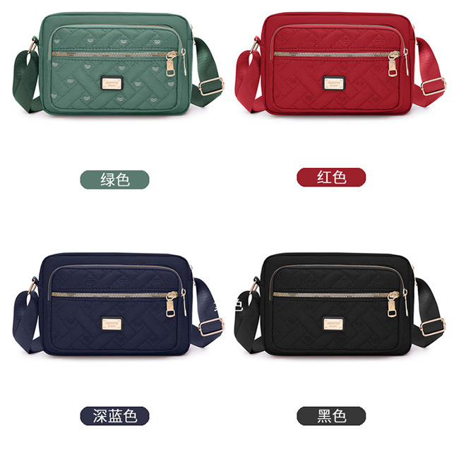 Neue Stil-Crossbody-Tasche zum Ausgehen, große Tasche für Einzelhandelstische, leichte Luxus-Kleinquadrat-Tasche, französische Kleinreisetasche, modische Oxford-Stoff-wasserdichte Geldbörse