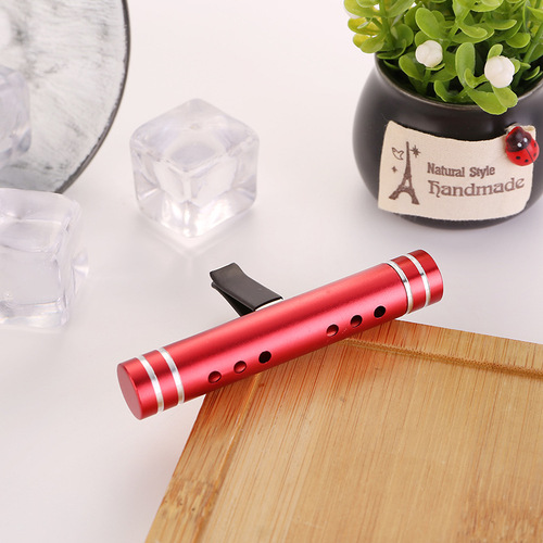 Car air vent essential oil diffuser decoration, car air freshener metal car perfume car air freshener stick